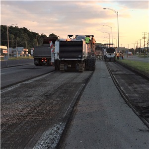 Charest Highway (Highway 440): Levelling, asphalting, marking and other work