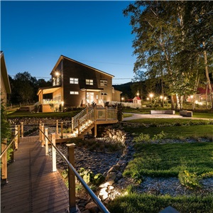 Charlevoix Maritime Museum: Construction of a reception building and main building, infrastructure and landscape development